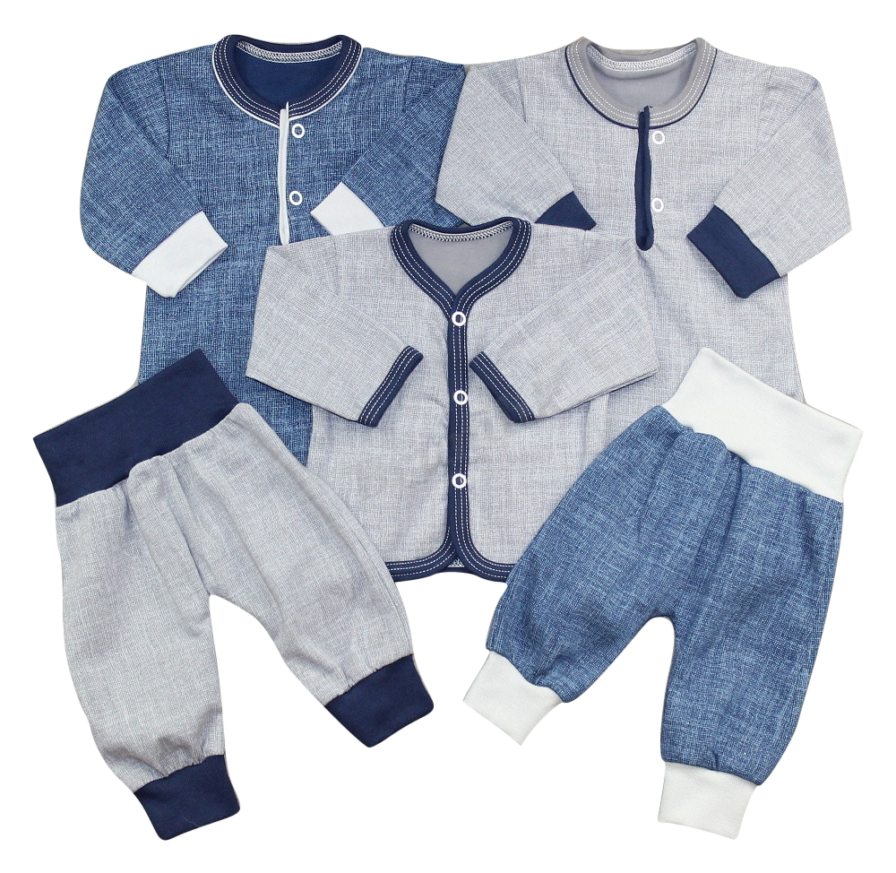 Kojenecké body Denim - modré 68