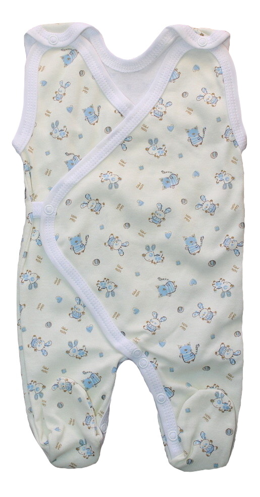 Kojenecká 4D souprava Modrá zvířátka 50