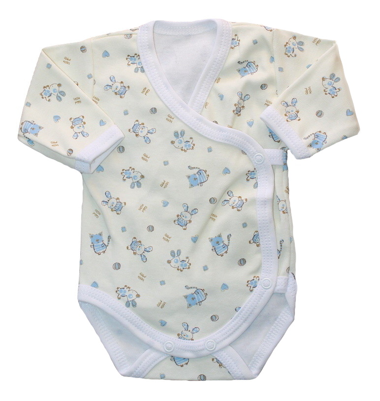 Kojenecká 2D souprava Modrá zvířátka 56