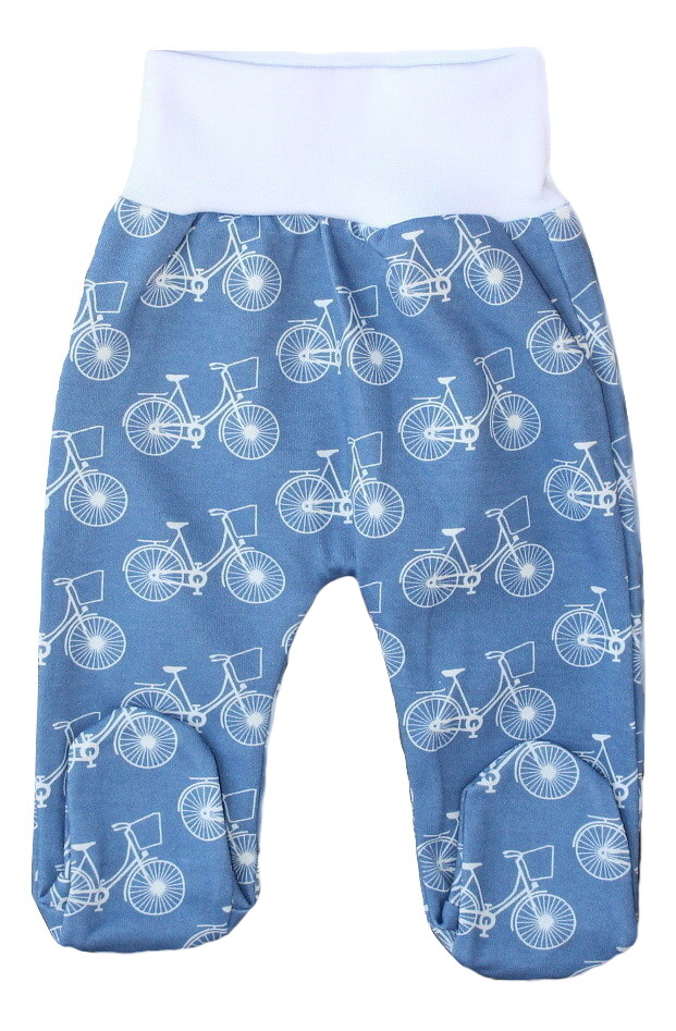 Kojenecké body dl. rukáv Kolo - modré 80