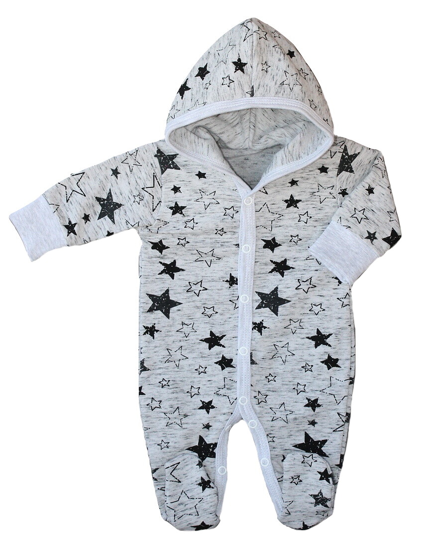 Dětská čepice+nákrčník sv. šedý melír