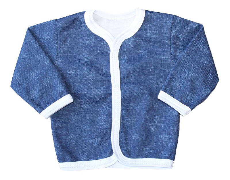 Kojenecký overal Denim hvězdičky 80