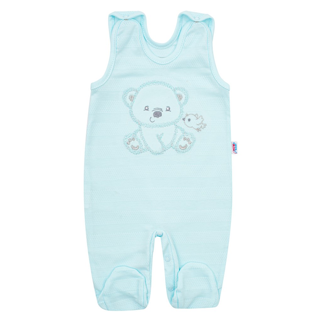 Kojenecká 4D souprava do porodnice SWEET BEAR modrá 56