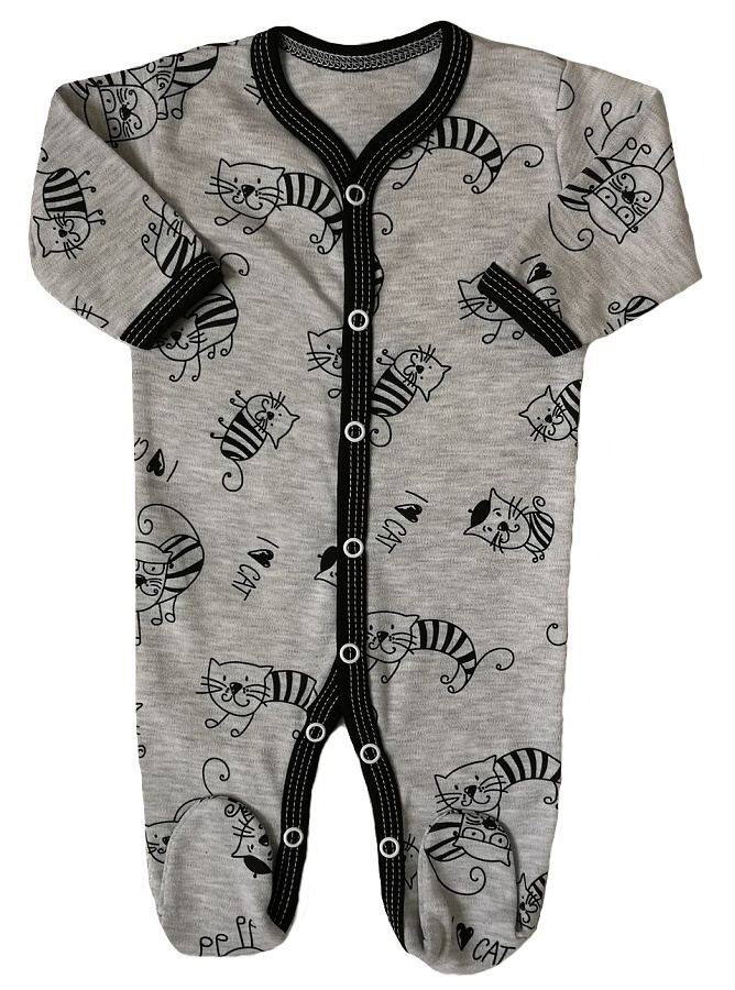 Kojenecké body kimono LOVE CAT 50