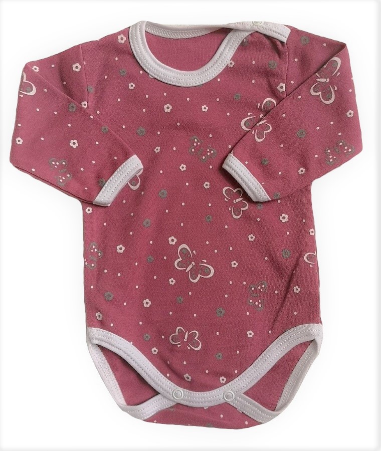 Dětské body dl. rukáv Motýlek 92