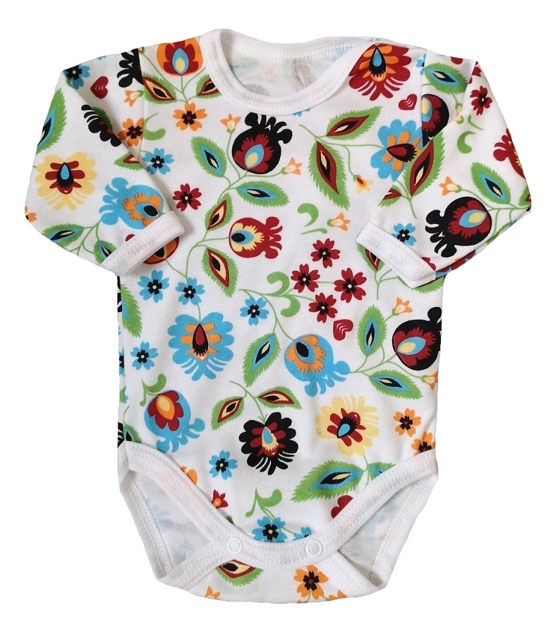 Dětské body dl. rukáv Folk 92