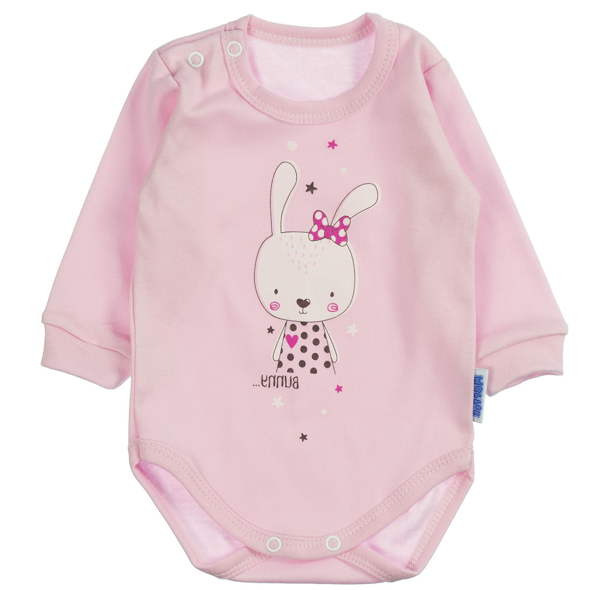Kojenecká 2D souprava Bunny růžová 74