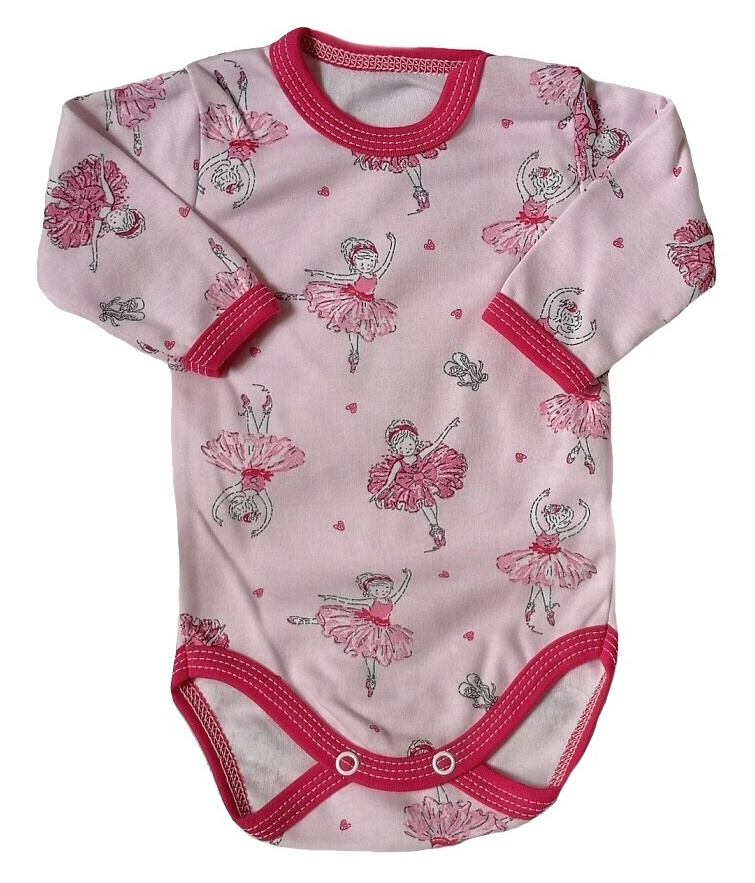 Kojenecké body dl. rukáv Balerína 68