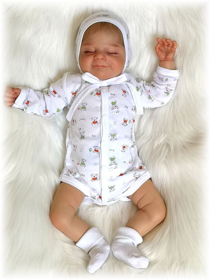 Kojenecká 5D souprava Bílá zvířátka 62