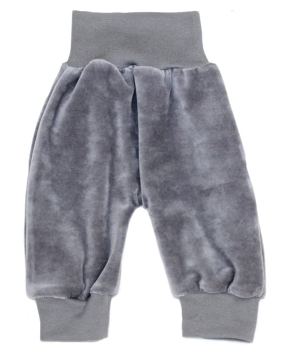 Sametová mikina s kapucí sv.šedá 80