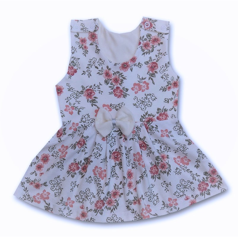 Dívčí letní šatičky Rose krém 86