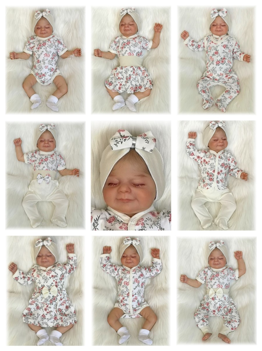 Kojenecké polodupačky Rose krém 68