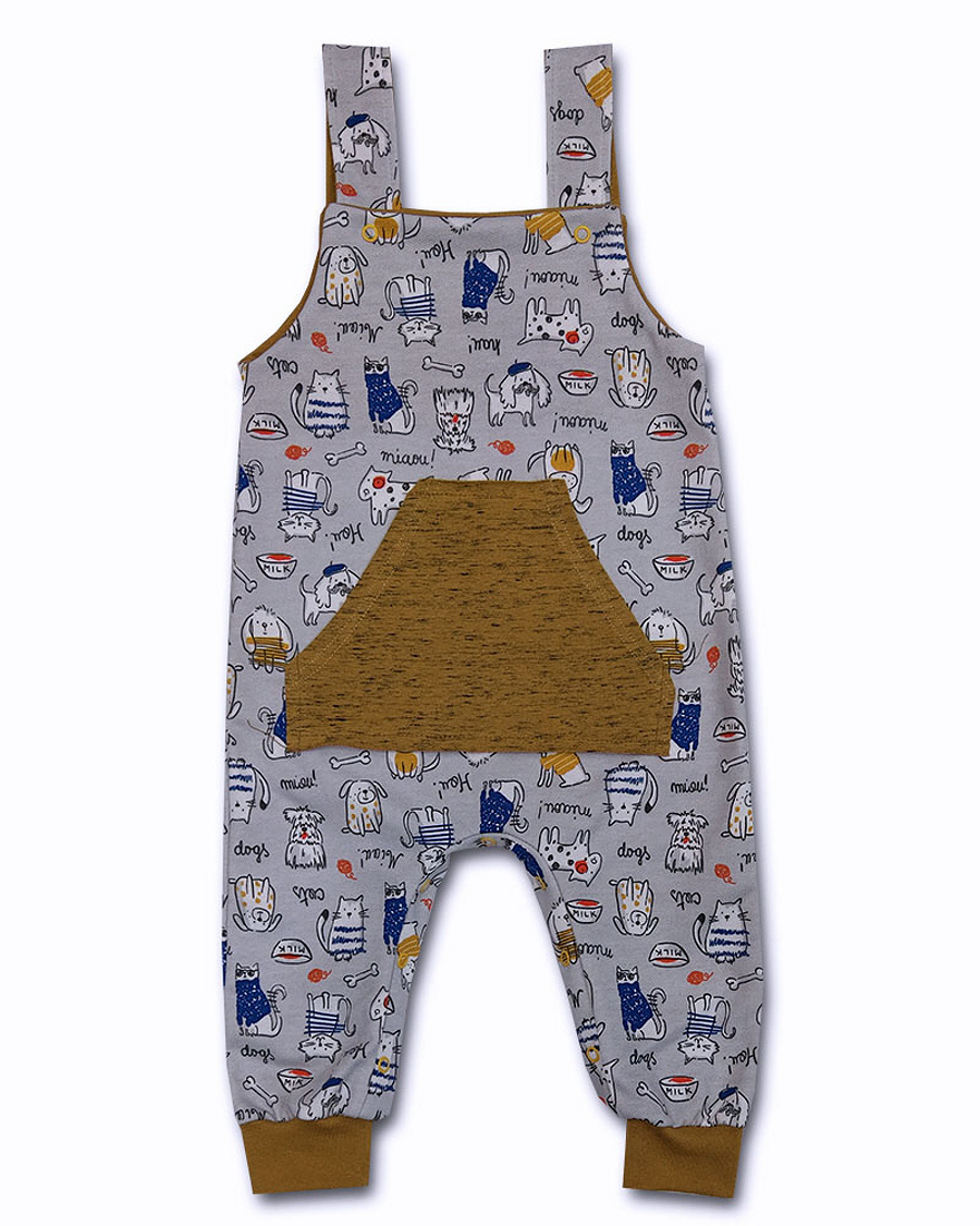 Dětská 3D tepláková souprava Kočkopes 92