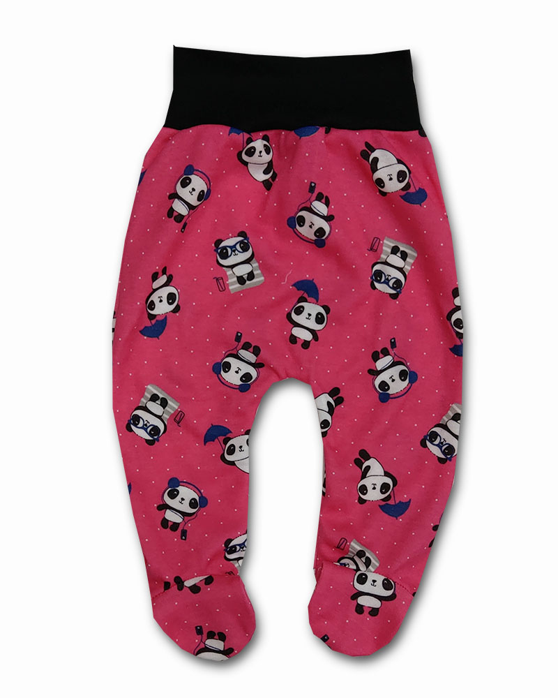 Kojenecké polodupačky Růžová panda 80