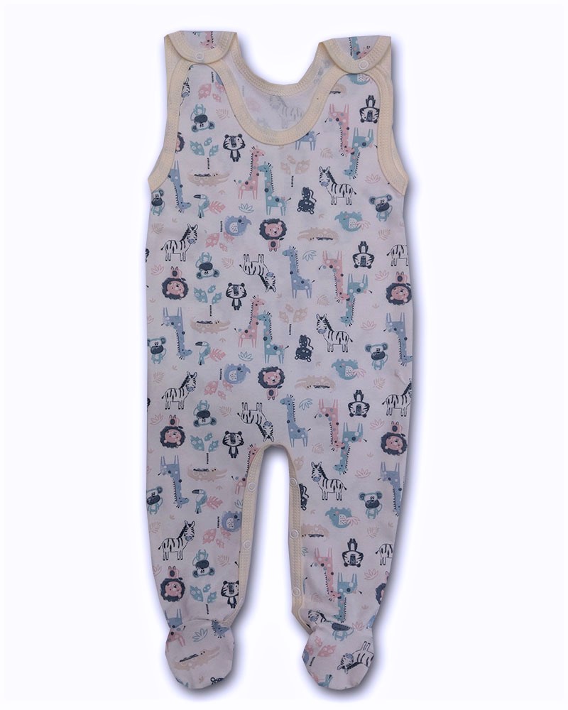 Kojenecké propínací body Safari krém 68