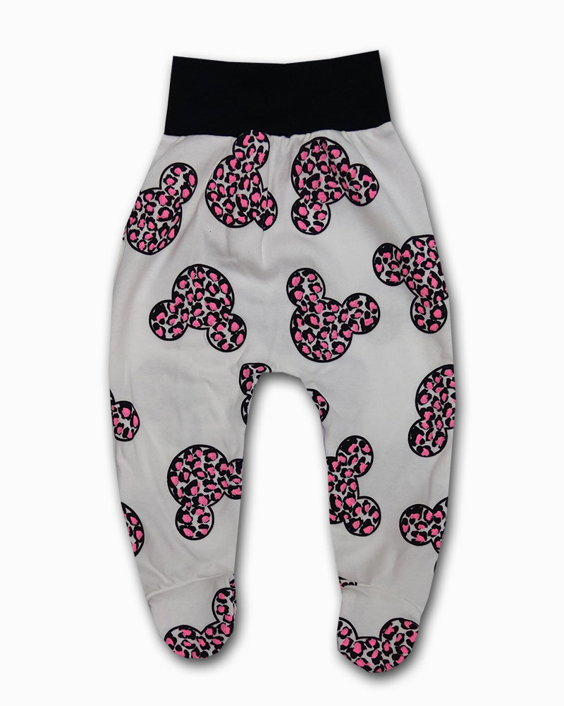 Kojenecké dupačky Miki růžová 68