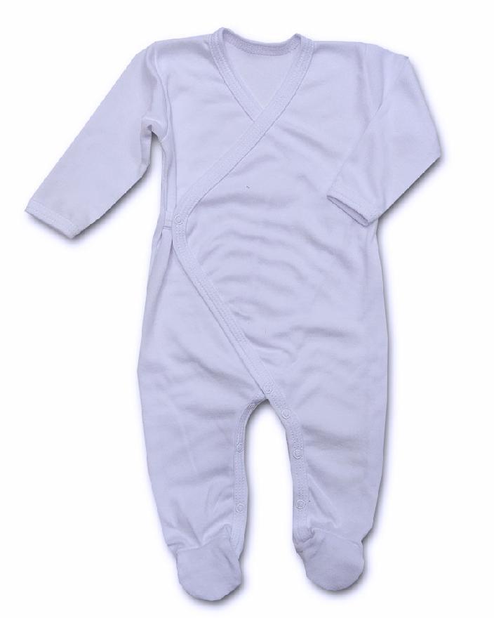 Kojenecký zavinovací overal bílý 62