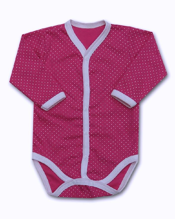Kojenecké probínací body Dots amarant 68