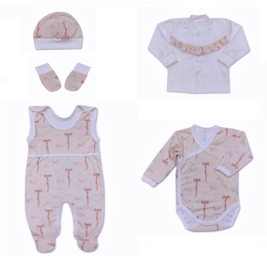 Kojenecká 5D souprava Mašličky 56