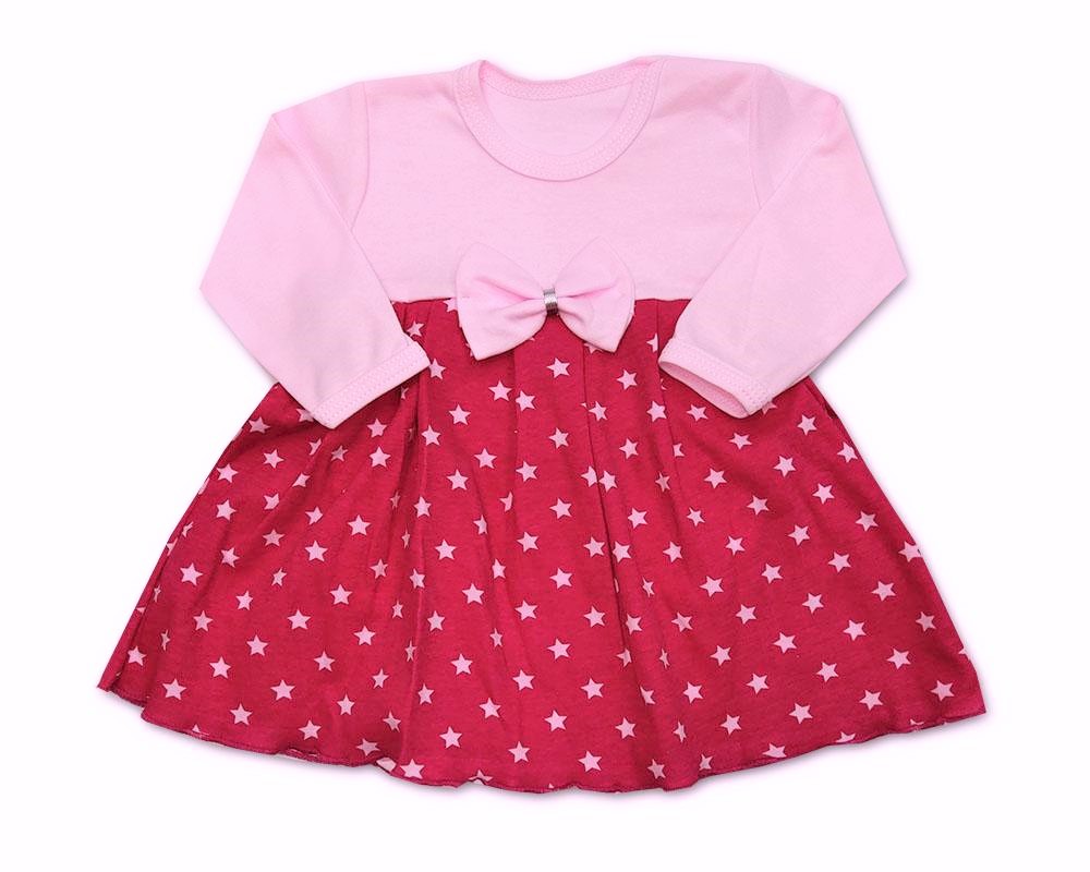 Kojenecké body se sukýnkou Hvězda - růžová 80