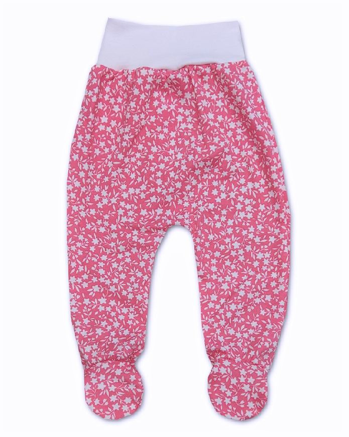 Kojenecké polodupačky Bílý kvítek 68