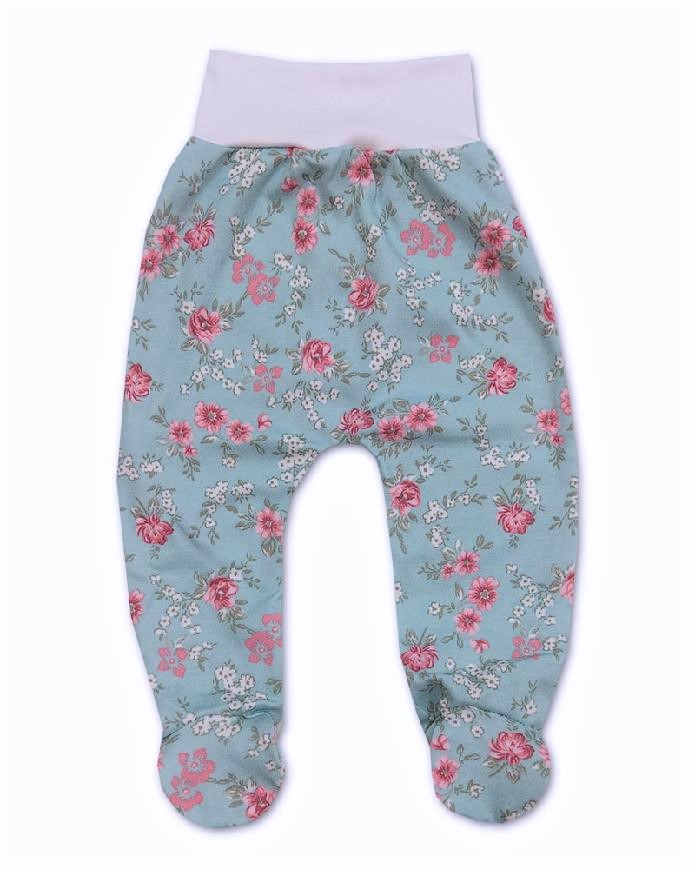 Kojenecké polodupačky Mint kvítek 80