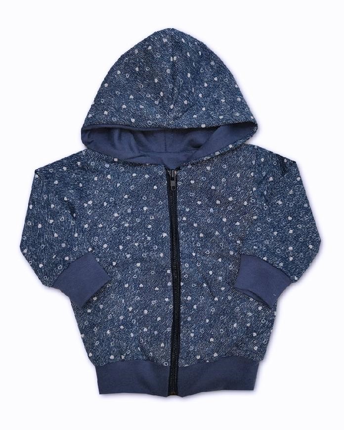 Tepláková souprava Denim srdíčko 68