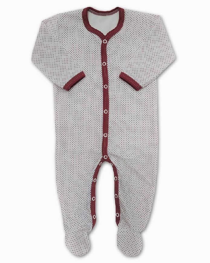 Kojenecký sametový overal Sametový puntík 80