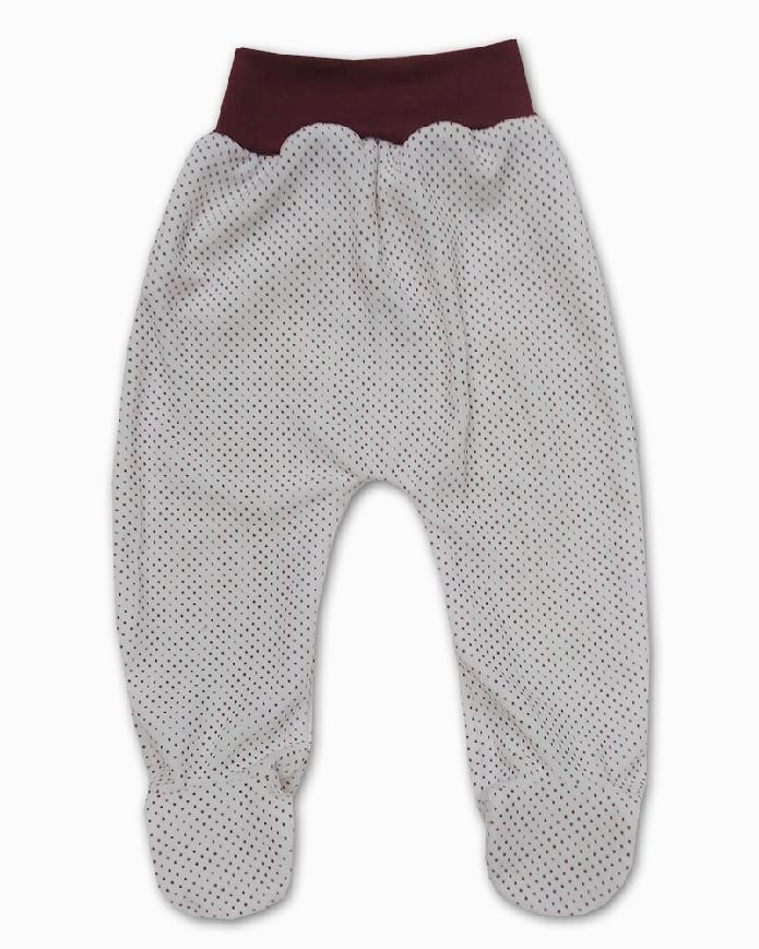 Kojenecké sametové polodupačky Sametový puntík 80