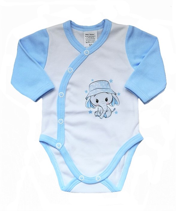 Kojenecké propínací body Modré slůně 62