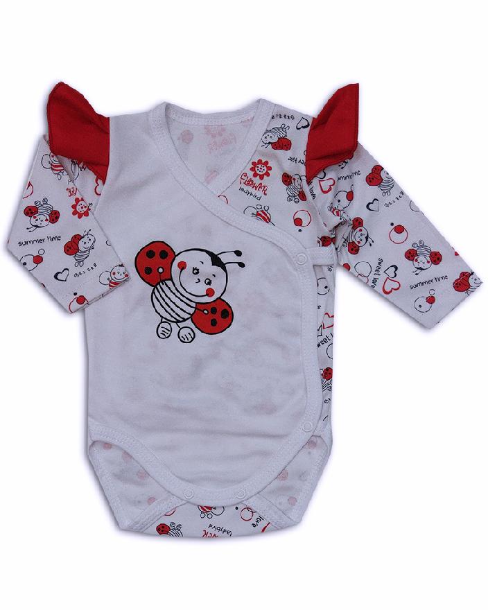 Kojenecká 2D souprava body+polodupačky Sladká beruška 56