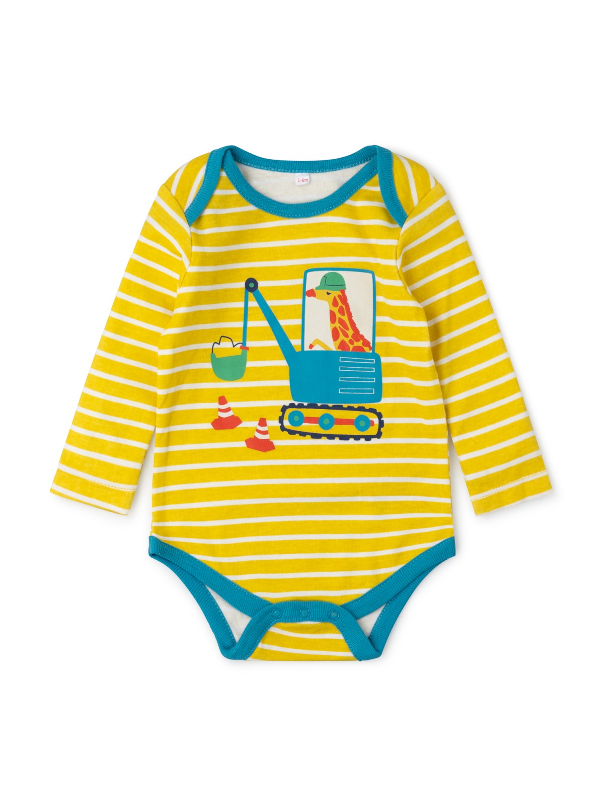 Kojenecké body 3 kusy bagr
