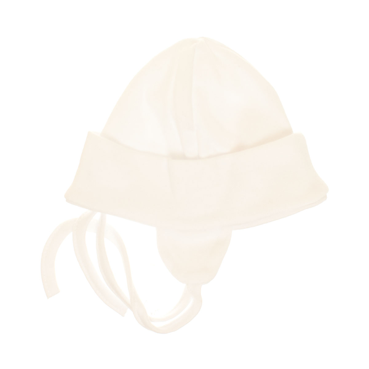 Kojenecká bavlněná čepička Ouško - šedá