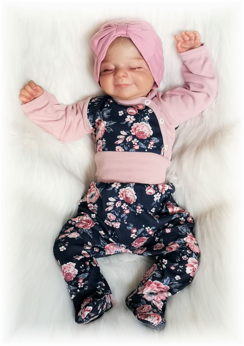 Kojenecké polodupačky Rose navy blue 68