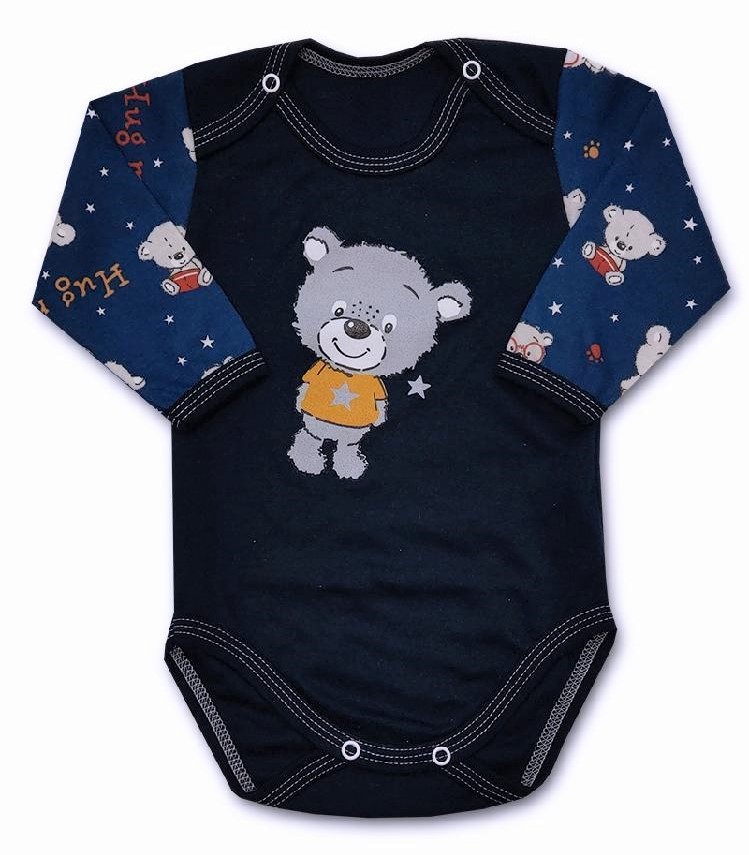 Kojenecké modré body HUG ME kluk 56