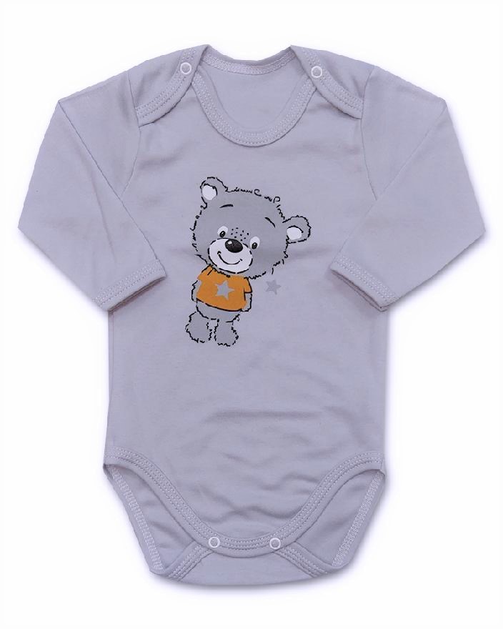 Kojenecké body dl. rukáv HUG ME kluk 68