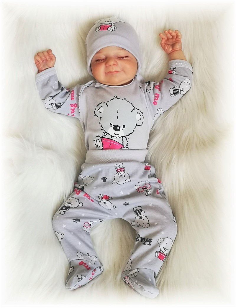 Kojenecké polodupačky HUG ME holka 80