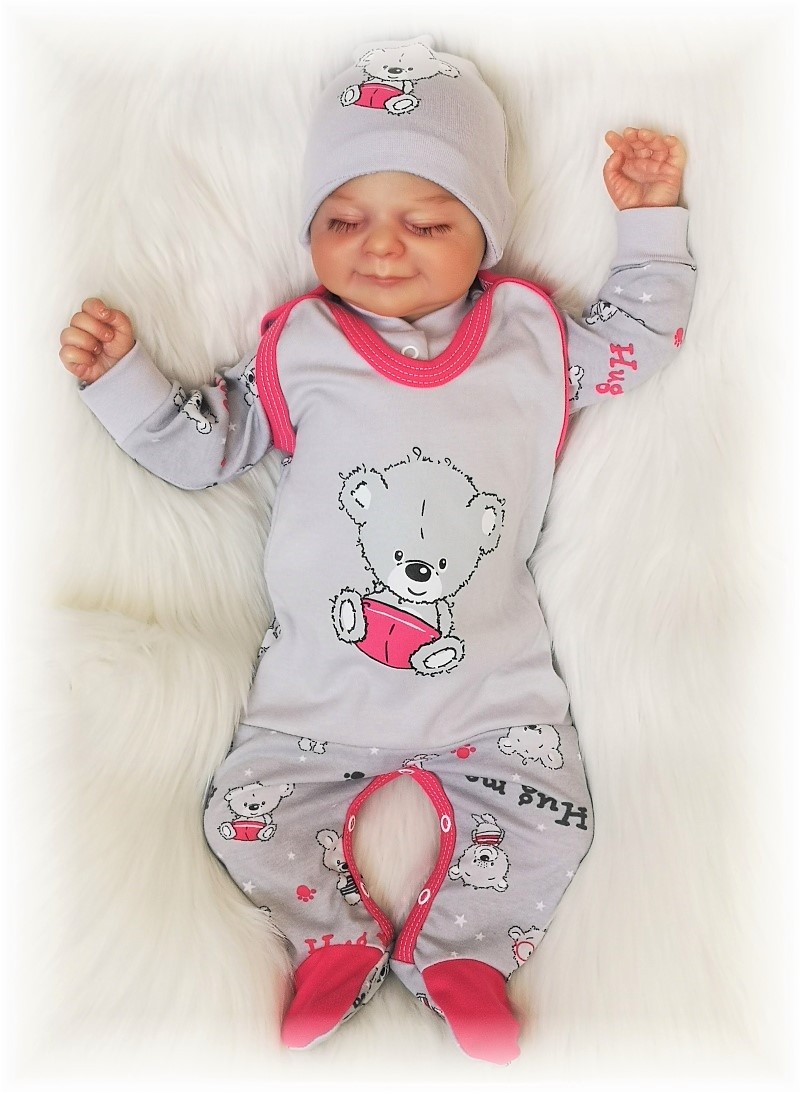 Kojenecká 5D souprava HUG ME holka 50