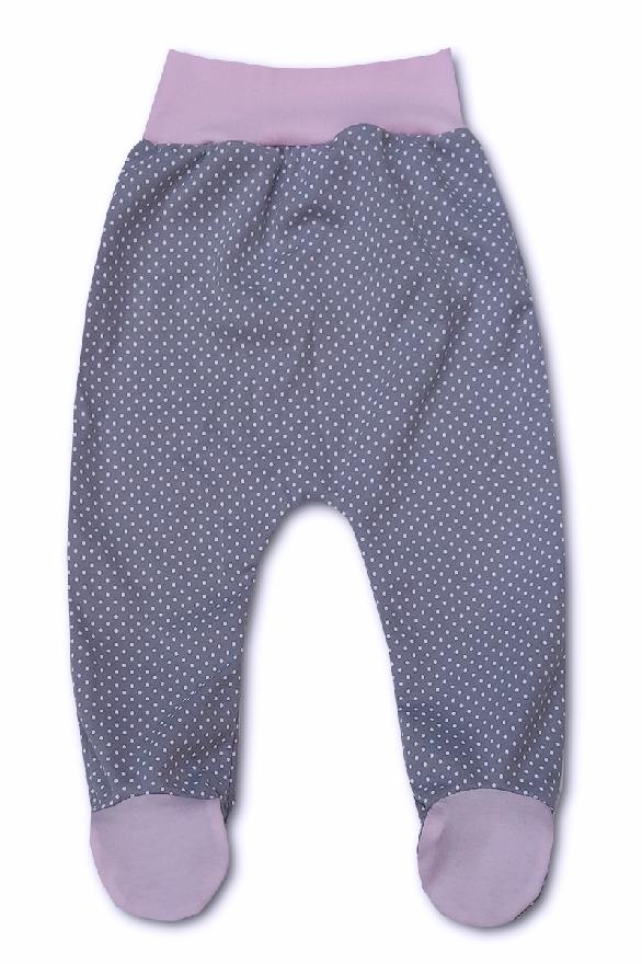 Kojenecká 3D souprava Bílý puntík 1 růžová 68