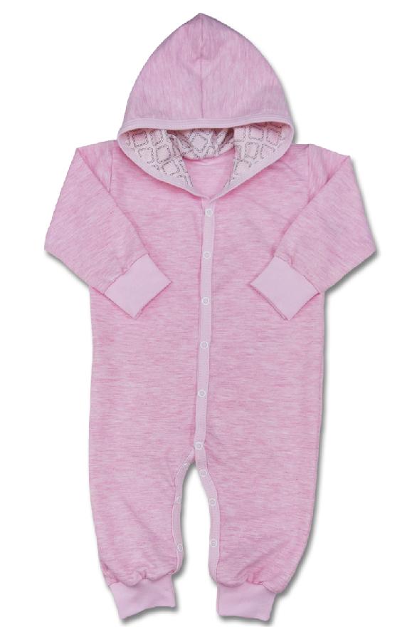 Kojenecký teplákový overálek s kapucí Keksík 86