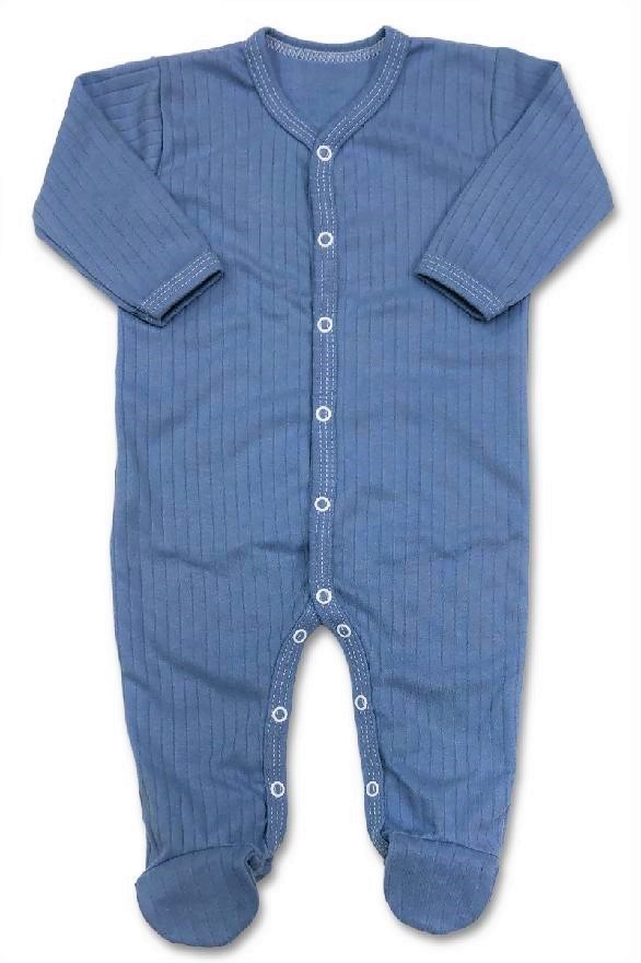 Kojenecký modrý overal Proužek 68