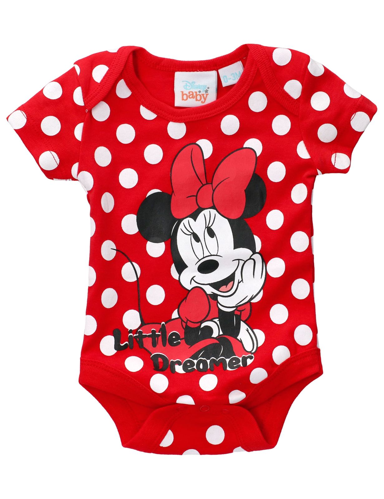 Kojenecká 3D souprava Minnie Little Dreamer červená