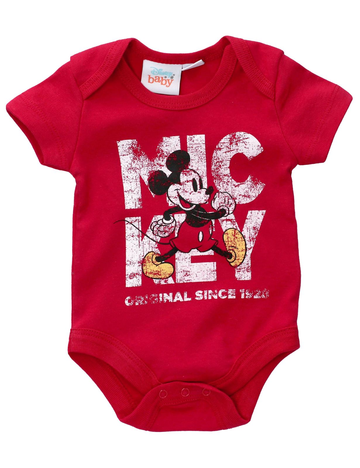 Kojenecká 3D souprava Mickey červená