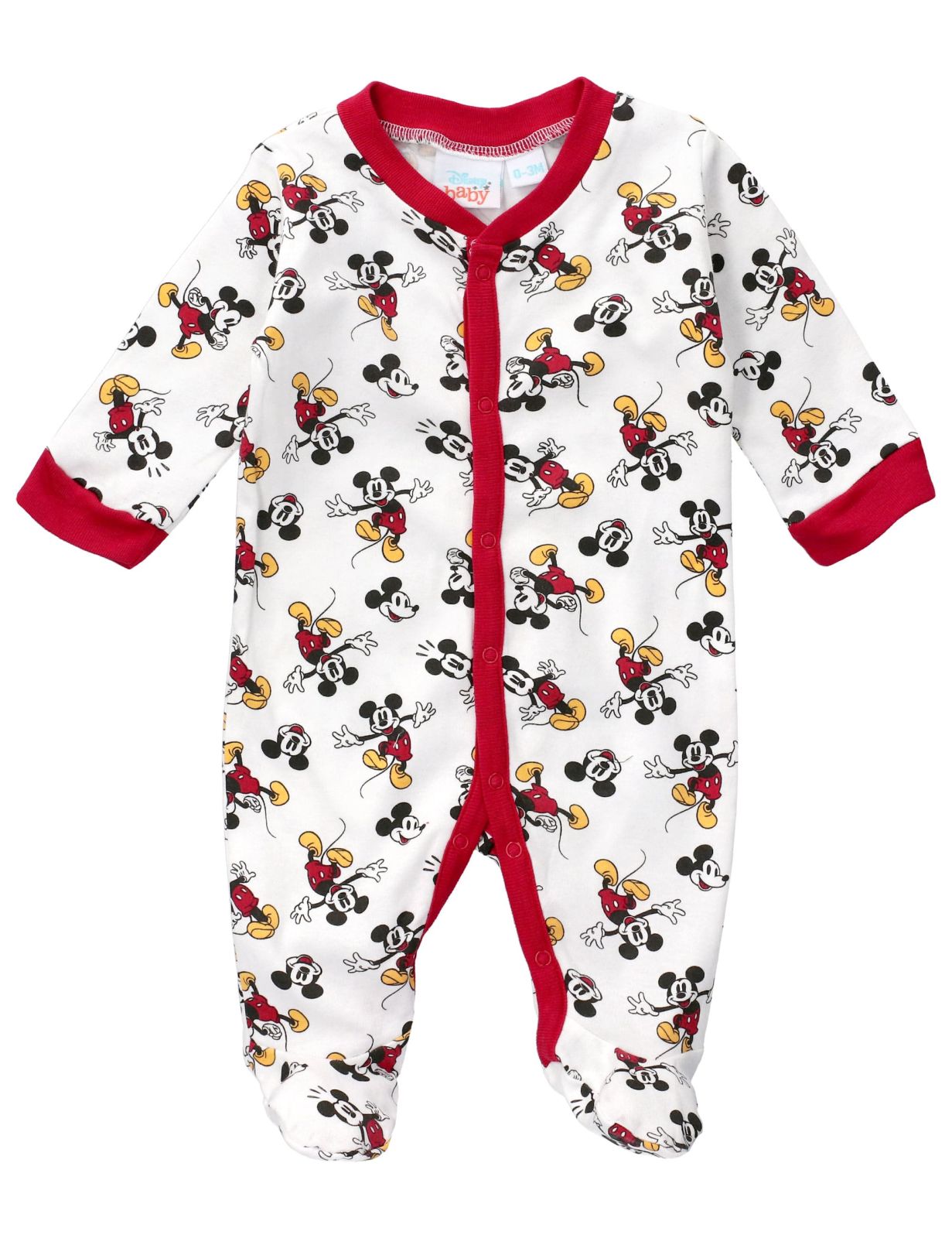 Kojenecká 3D souprava Mickey červená