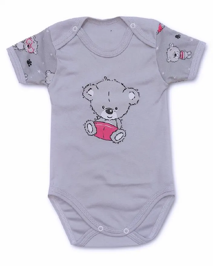 Kojenecké body kr. rukáv HUG ME holka 74