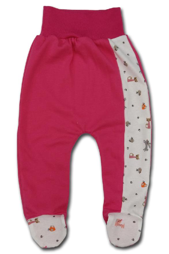 Kojenecké polodupačky Zvířátka amarant 68