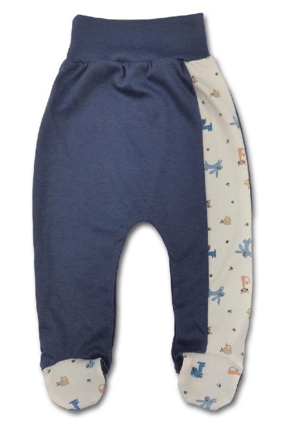 Kojenecké polodupačky Zvířátka denim 74
