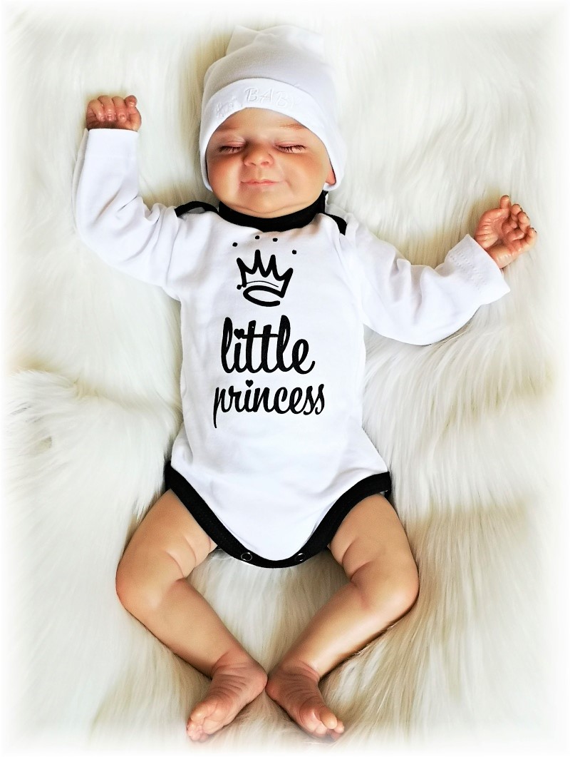 Kojenecká 2D souprava LITTLE PRINCESS bílá 80