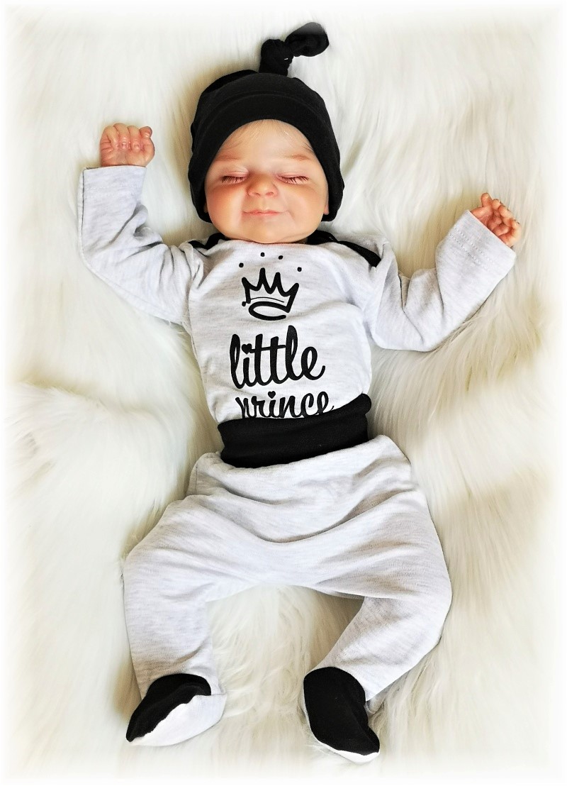 Dětská 2D souprava LITTLE PRINCE šedá 92