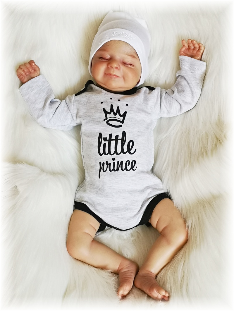 Dětská 2D souprava LITTLE PRINCE šedá 92